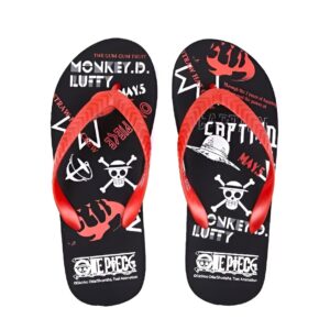 Tongs One Piece Luffy symbole Mugiwara plastique