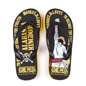 Tongs Alabasta One Piece design pirate équipage Chapeau Paille