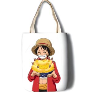 Tote bag Luffy style casual coton One Piece