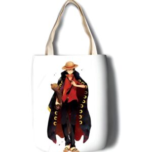 Tote bag Luffy coton doublé Mugiwara One Piece