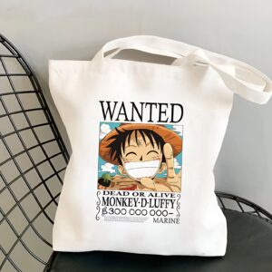 Tote bag simili cuir Luffy capitaine Mugiwara One Piece