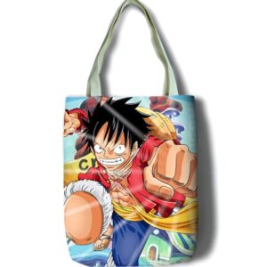 Tote bag Luffy style pirate coton One Piece