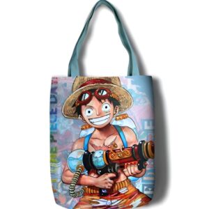 Tote bag Luffy Pistolet coton doublé One Piece