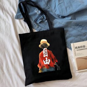 Tote bag coton Luffy aventure liberté One Piece