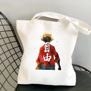 Tote bag coton Luffy canvas 38x35 One Piece