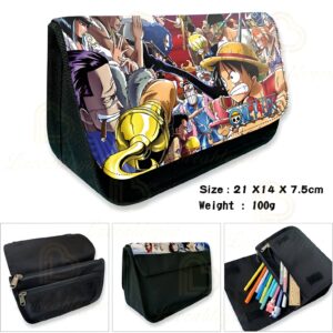 Trousse Chapeau de Paille en canva trois compartiments One Piece