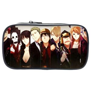 Trousse scolaire Équipage Luffy One Piece avec flocage 3D Mugiwara