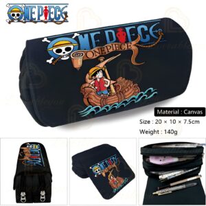 Trousse Bateau Mugiwara en canvas 20x10x7,5 cm One Piece