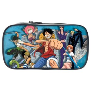 Trousse scolaire Équipage Luffy One Piece en action avec flocage 3D