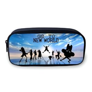 Trousse One Piece motif Mugiwara Nouveau Monde avec flocage digital 3D