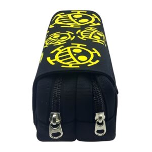 Trousse scolaire inspirée Trafalgar Law en canvas avec motif character fidèle