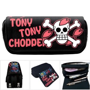 Trousse One Piece aux couleurs de Tony Chopper avec deux compartiments nylon