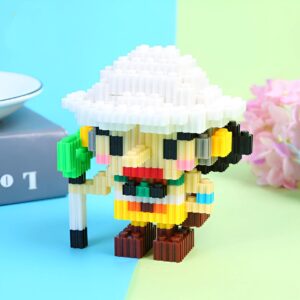 Figurine Usopp à construire en briques One Piece pour collectionneurs