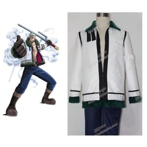 Veste cosplay Smoker Vice-Amiral Marine coton polyester