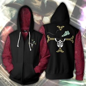 Veste hoodie Oeil de Faucon Mihawk One Piece impression 3D