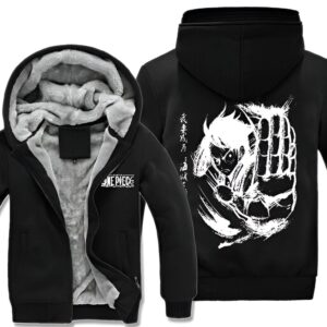 Veste polaire Luffy Gear 4 One Piece transformation anime